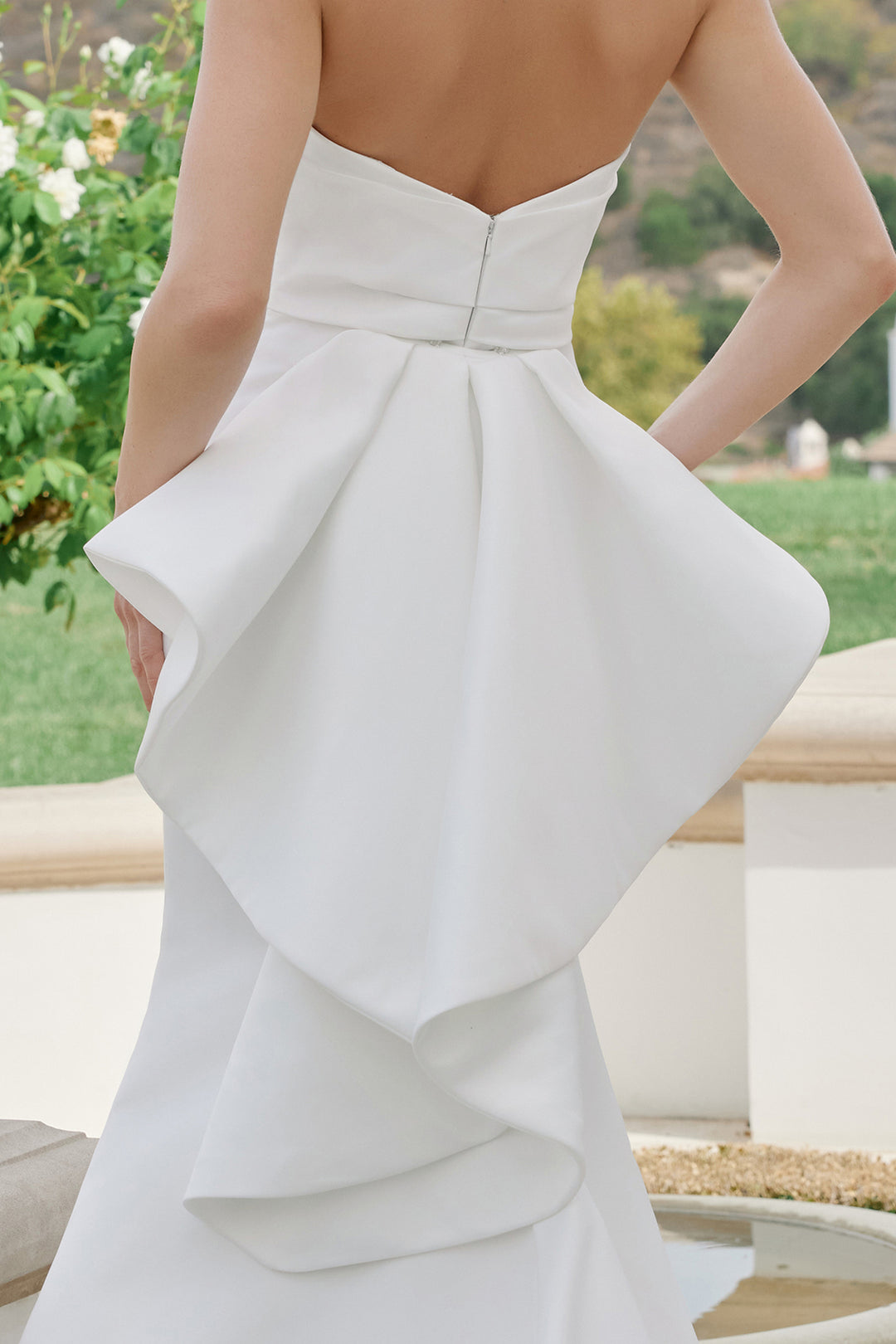 Fitted Strapless Bridal Gown by Nox Anabel JW1044