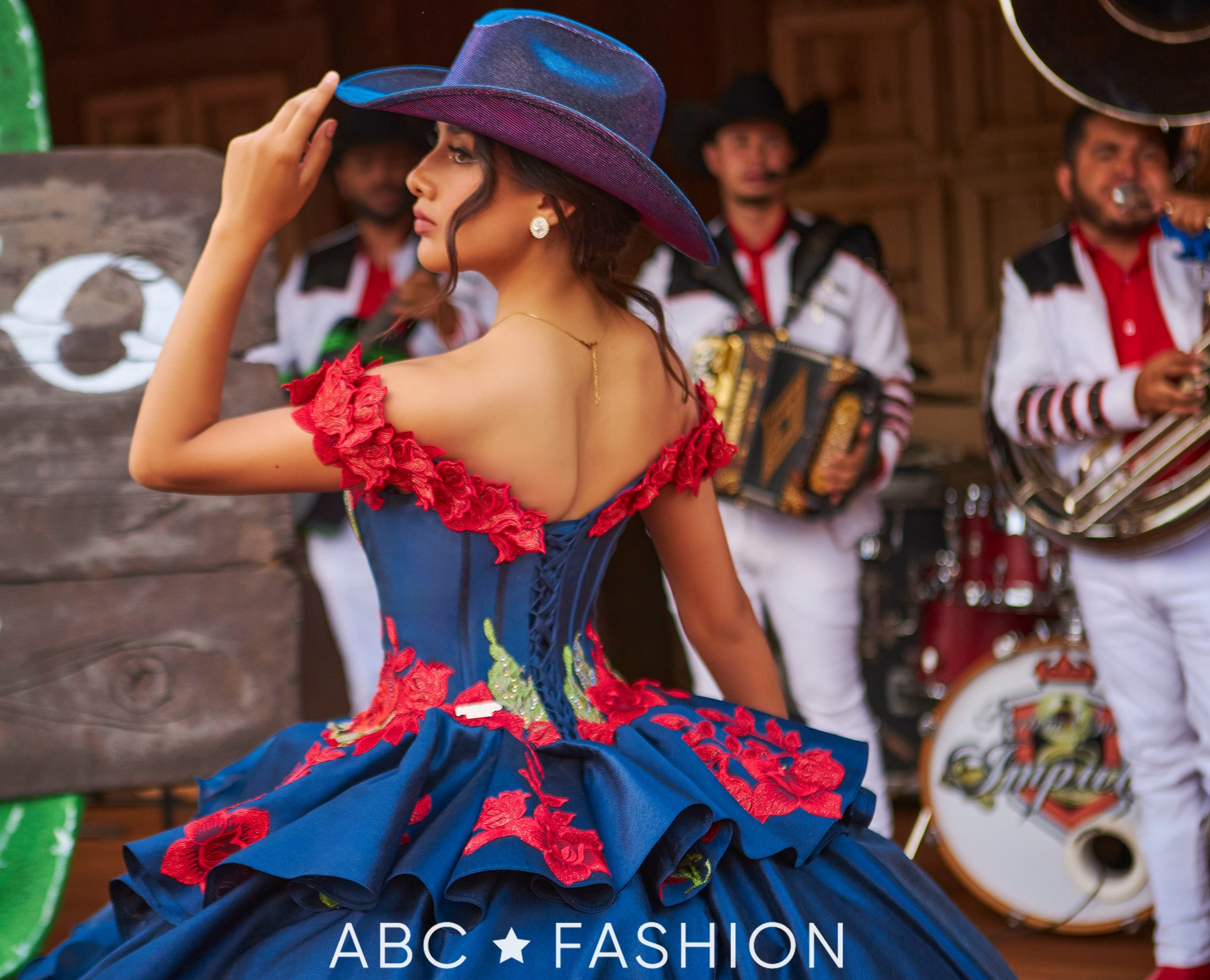 Floral Charro Quinceanera Dress by Ragazza MV54-154 – ABC Fashion
