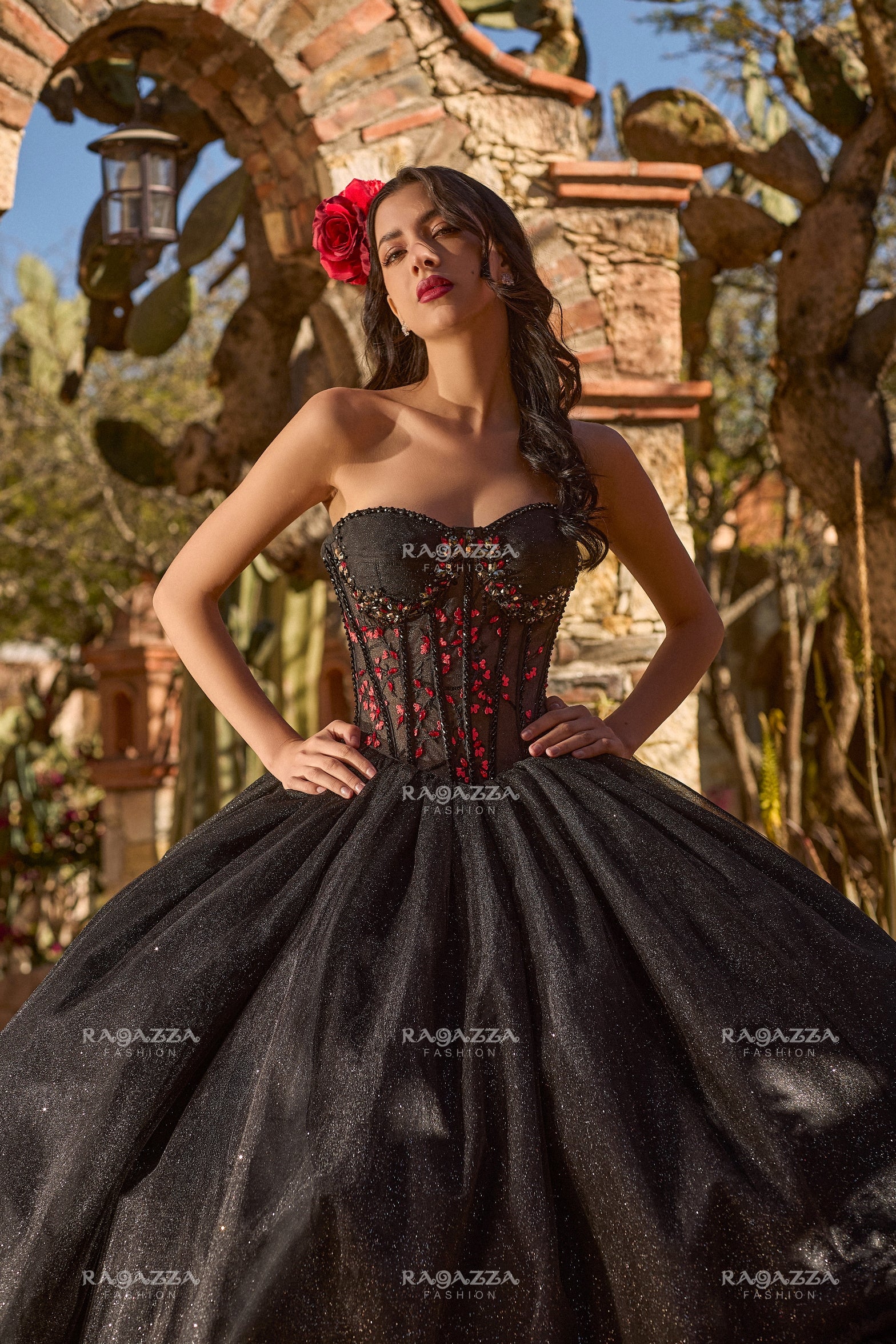 Corset Charro Quinceanera Dress by Ragazza MV55-155 – ABC Fashion