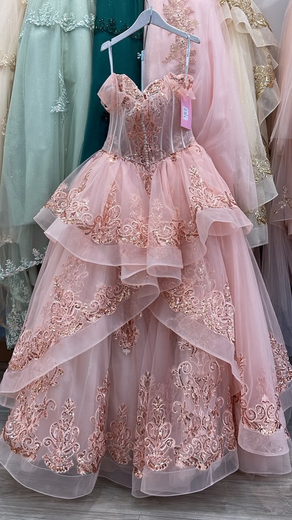 Off Shoulder Corset Ball Gown by Petite Adele PQ1074
