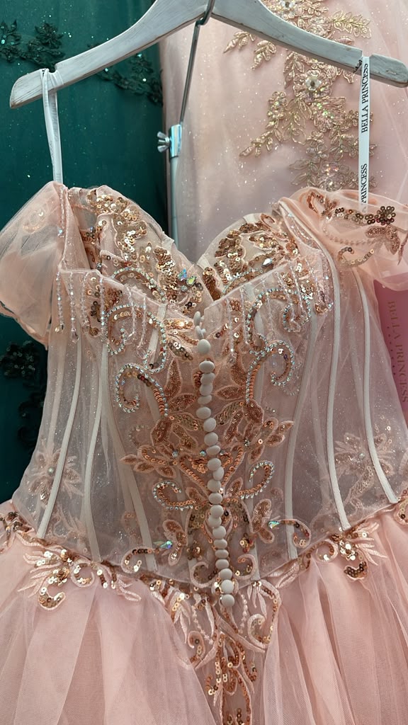 Off Shoulder Corset Ball Gown by Petite Adele PQ1074