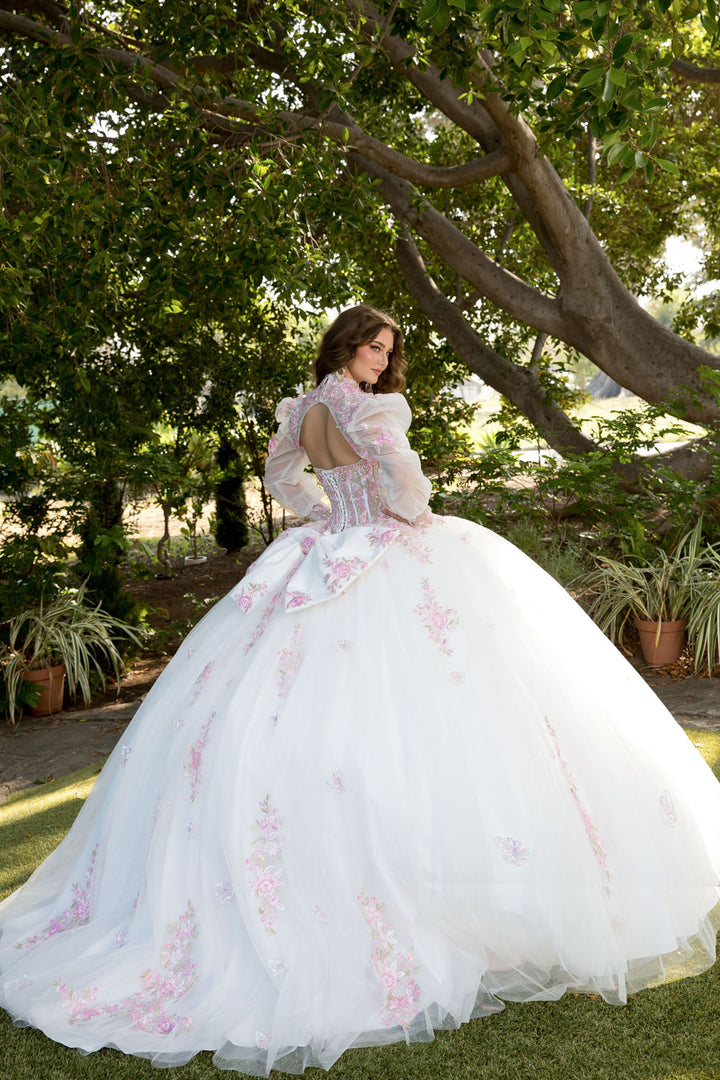 Strapless Bolero Ball Gown by Petite Adele PQ1093