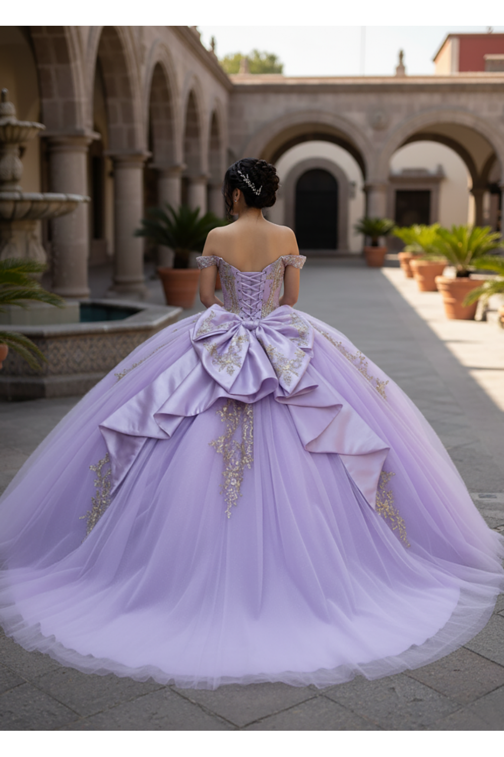 Off Shoulder Ball Gown by Bella Princess PQ1101