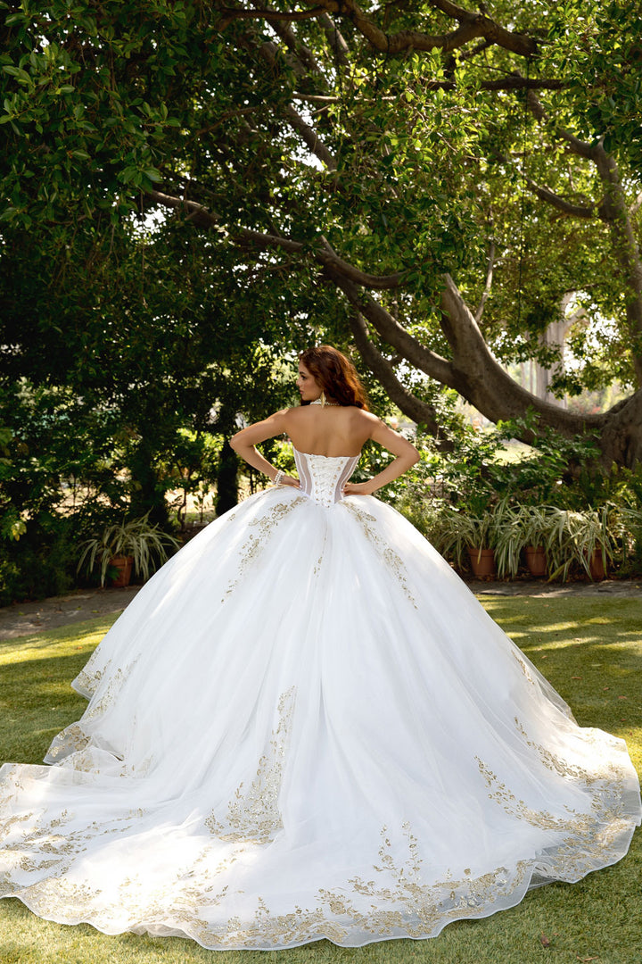 Strapless Ball Gown by Bella Princess PQ1102