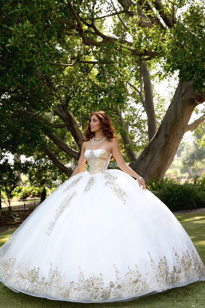Strapless Ball Gown by Bella Princess PQ1102