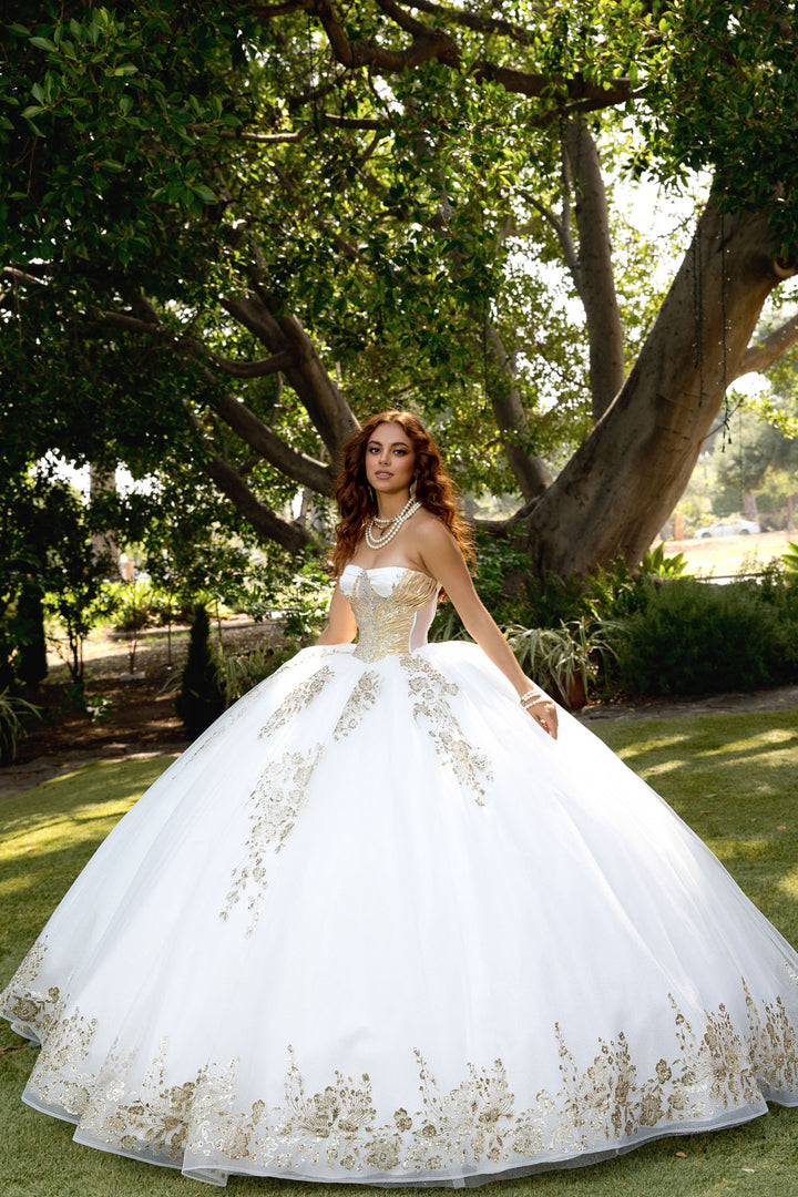 Strapless Ball Gown by Bella Princess PQ1102