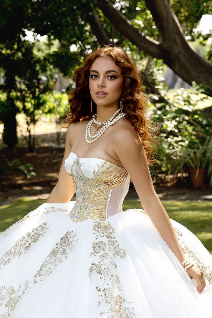 Strapless Ball Gown by Bella Princess PQ1102