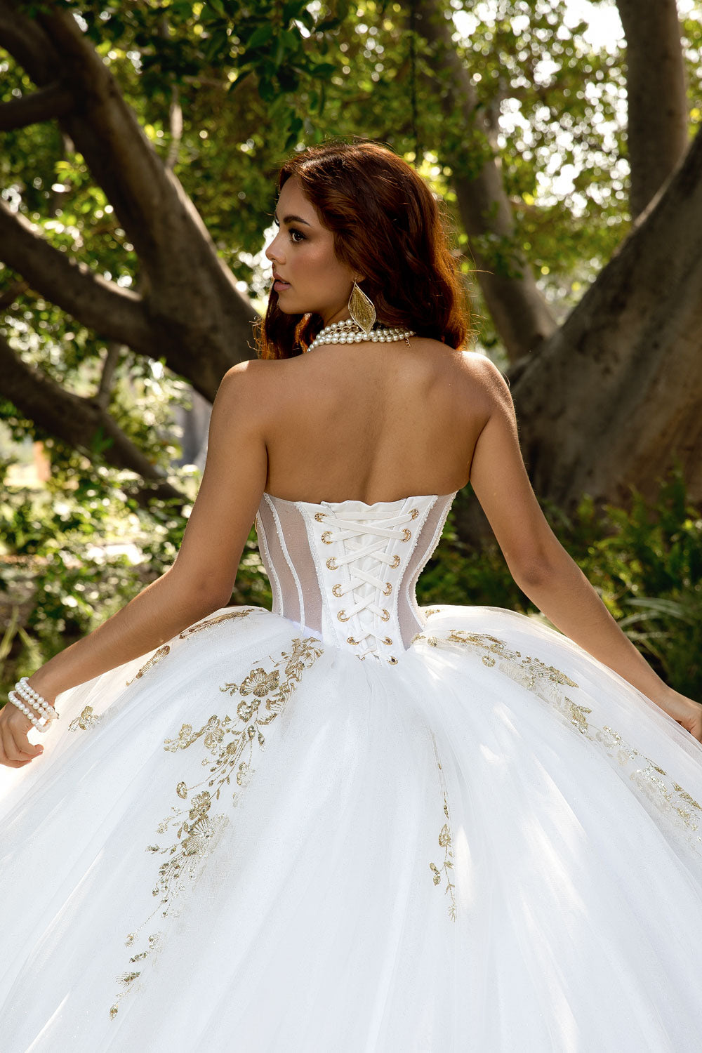 Strapless Ball Gown by Bella Princess PQ1102