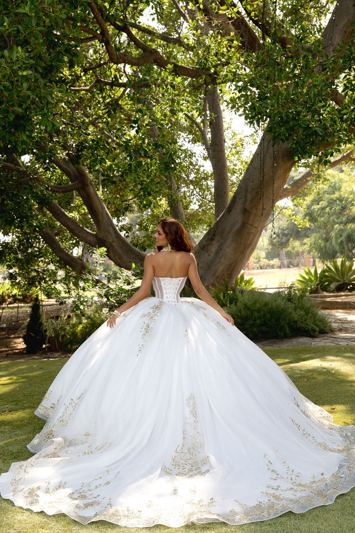 Strapless Ball Gown by Bella Princess PQ1102
