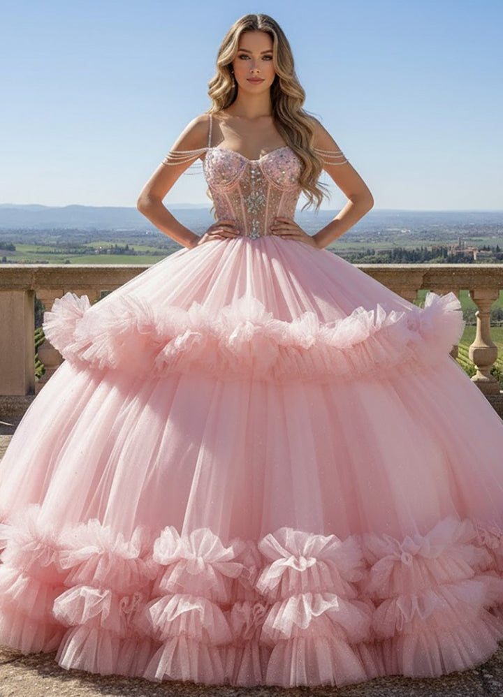 Removable Skirt Ball Gown by Bella Princess PQ1103