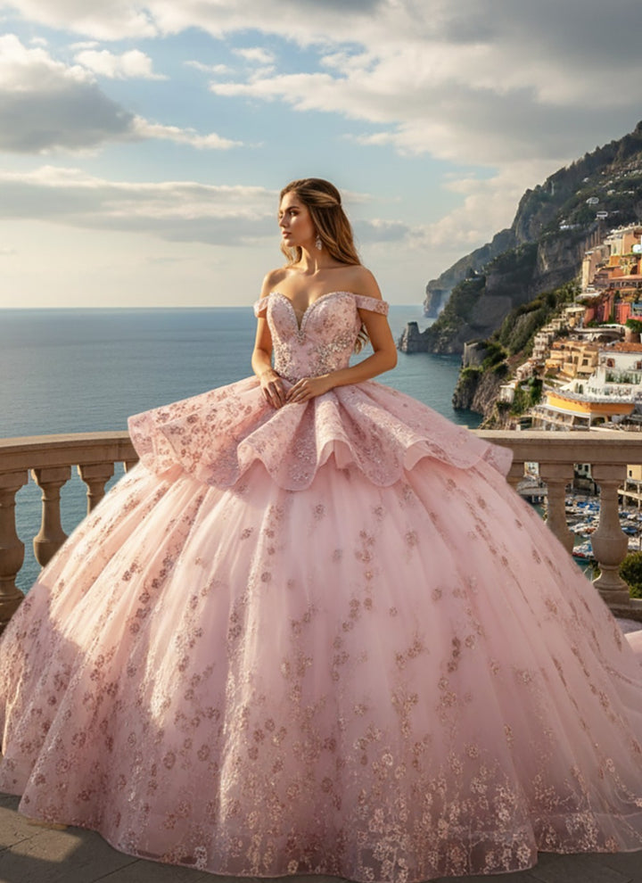 Removable Skirt Ball Gown by Bella Princess PQ1104