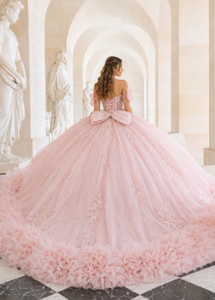 Sweetheart Ruffled Ball Gown by Bella Princess PQ1119