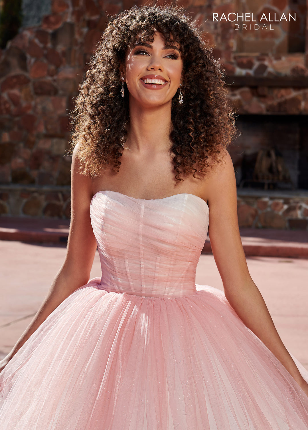 Strapless Corset Wedding Gown by Rachel Allan RB6128