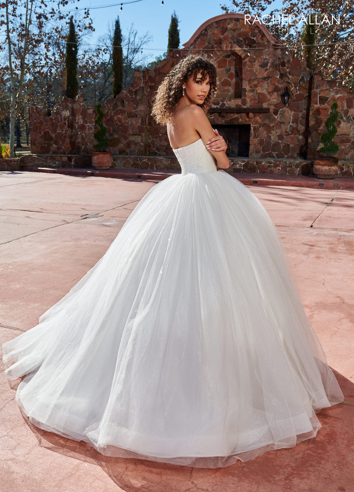 Strapless Corset Wedding Gown by Rachel Allan RB6128