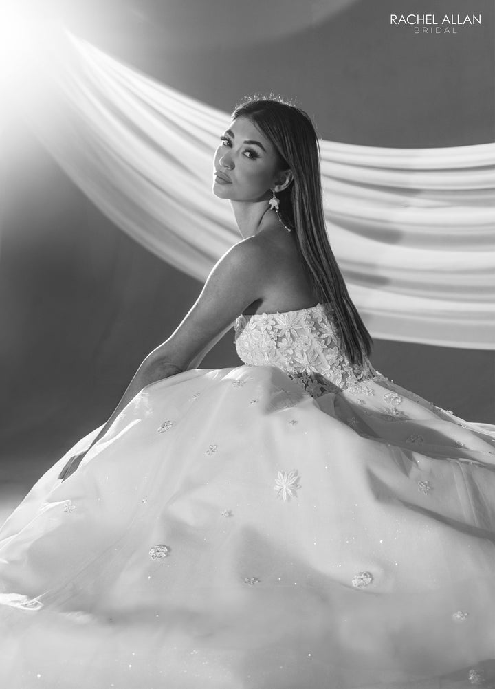 Strapless Bridal Ball Gown by Rachel Allan RB6178