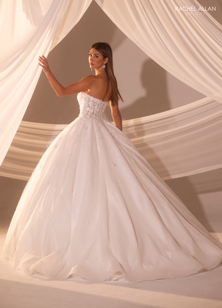 Strapless Bridal Ball Gown by Rachel Allan RB6178