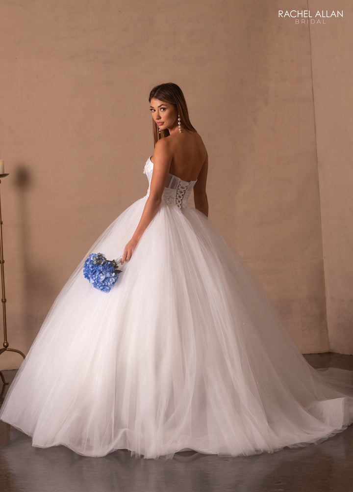 Strapless Bridal Ball Gown by Rachel Allan RB6182