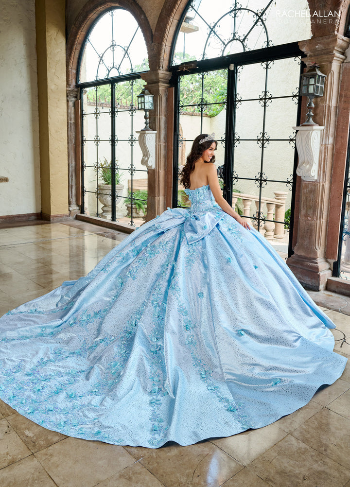 3D Floral Sweetheart Quinceanera Dress by Rachel Allan RQ1157