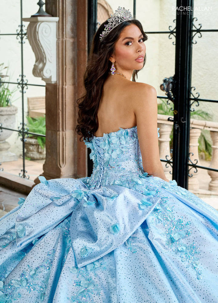 3D Floral Sweetheart Quinceanera Dress by Rachel Allan RQ1157