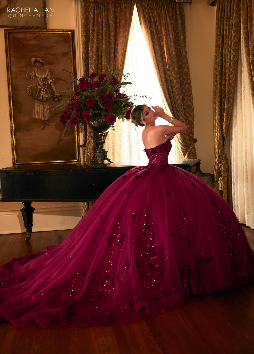Strapless Quinceanera Dress by Rachel Allan RQ1163