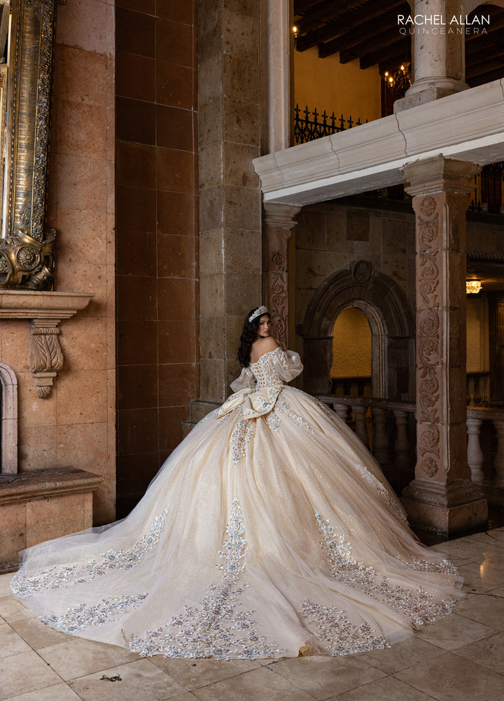 Off Shoulder Quinceanera Dress by Rachel Allan RQ1165