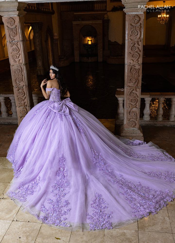 Off Shoulder Quinceanera Dress by Rachel Allan RQ1165
