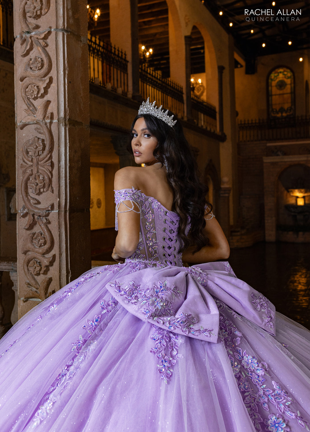 Off Shoulder Quinceanera Dress by Rachel Allan RQ1165