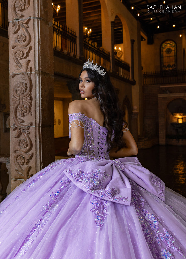 Off Shoulder Quinceanera Dress by Rachel Allan RQ1165