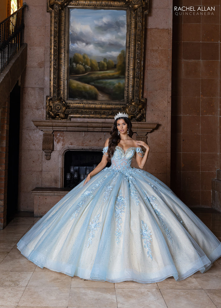 Off Shoulder Quinceanera Dress by Rachel Allan RQ1166