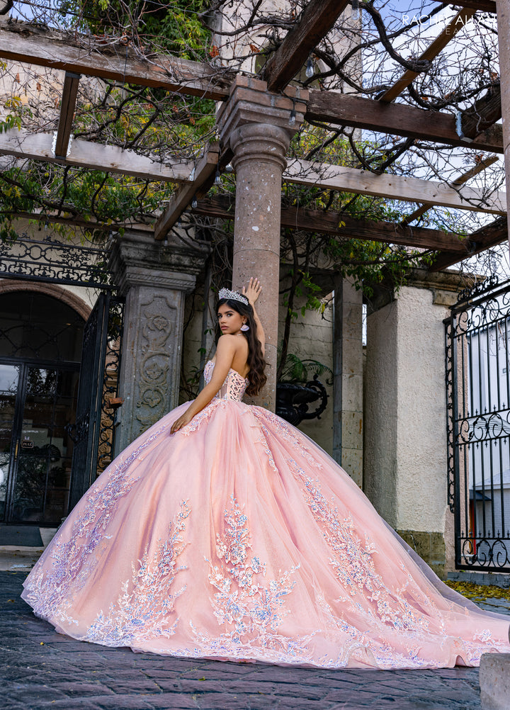 Strapless Quinceanera Dress by Rachel Allan RQ1169