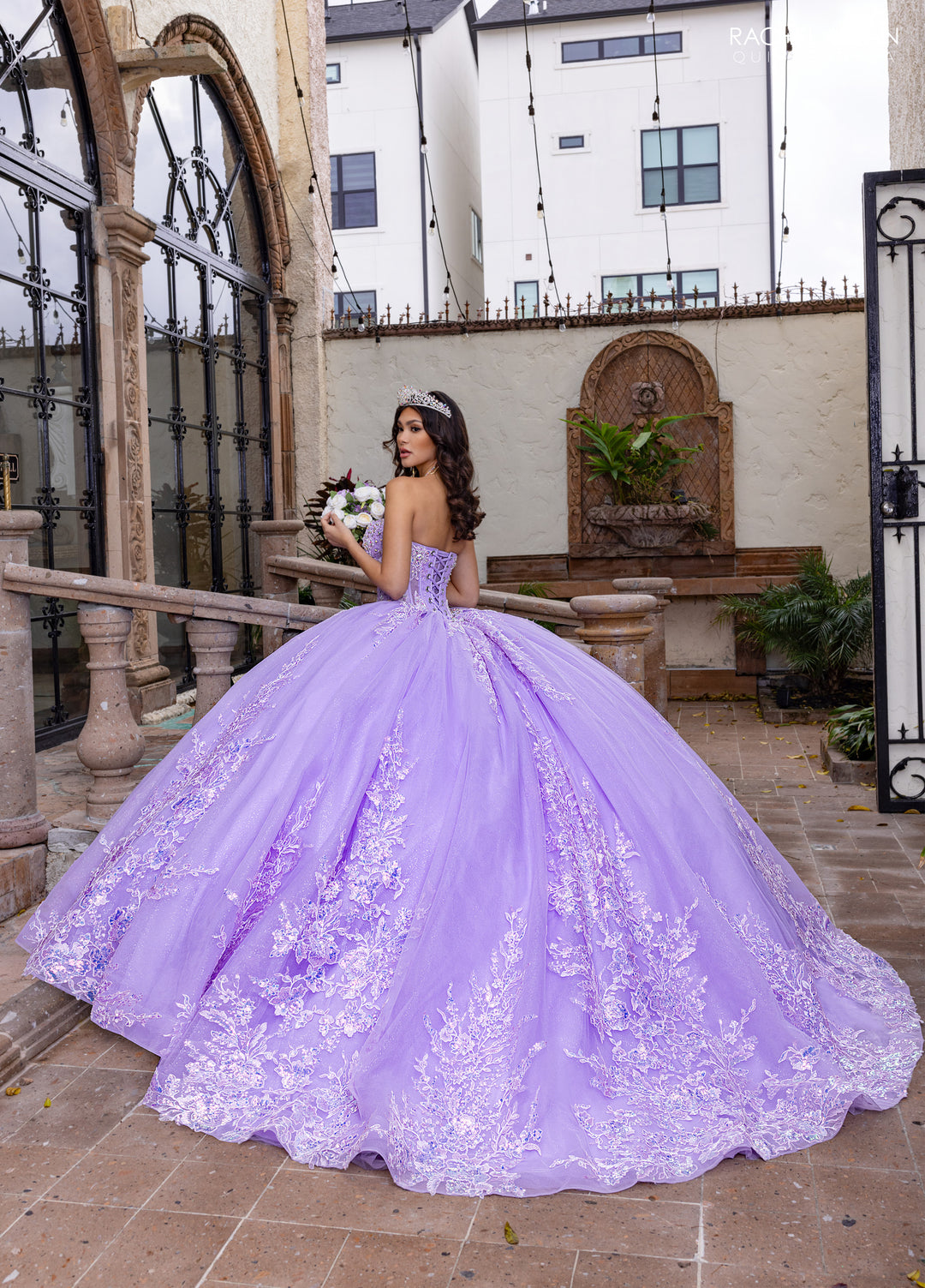 Strapless Quinceanera Dress by Rachel Allan RQ1169