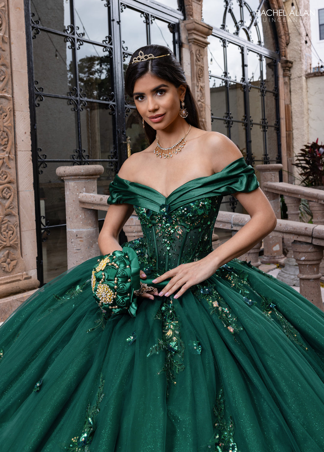 Off Shoulder Quinceanera Dress by Rachel Allan RQ1170