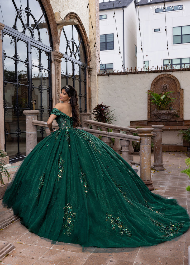 Off Shoulder Quinceanera Dress by Rachel Allan RQ1170