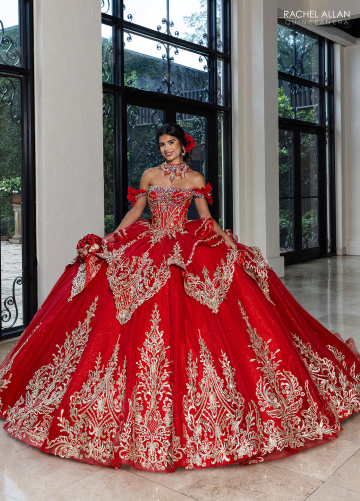 Off Shoulder Quinceanera Dress by Rachel Allan RQ1180