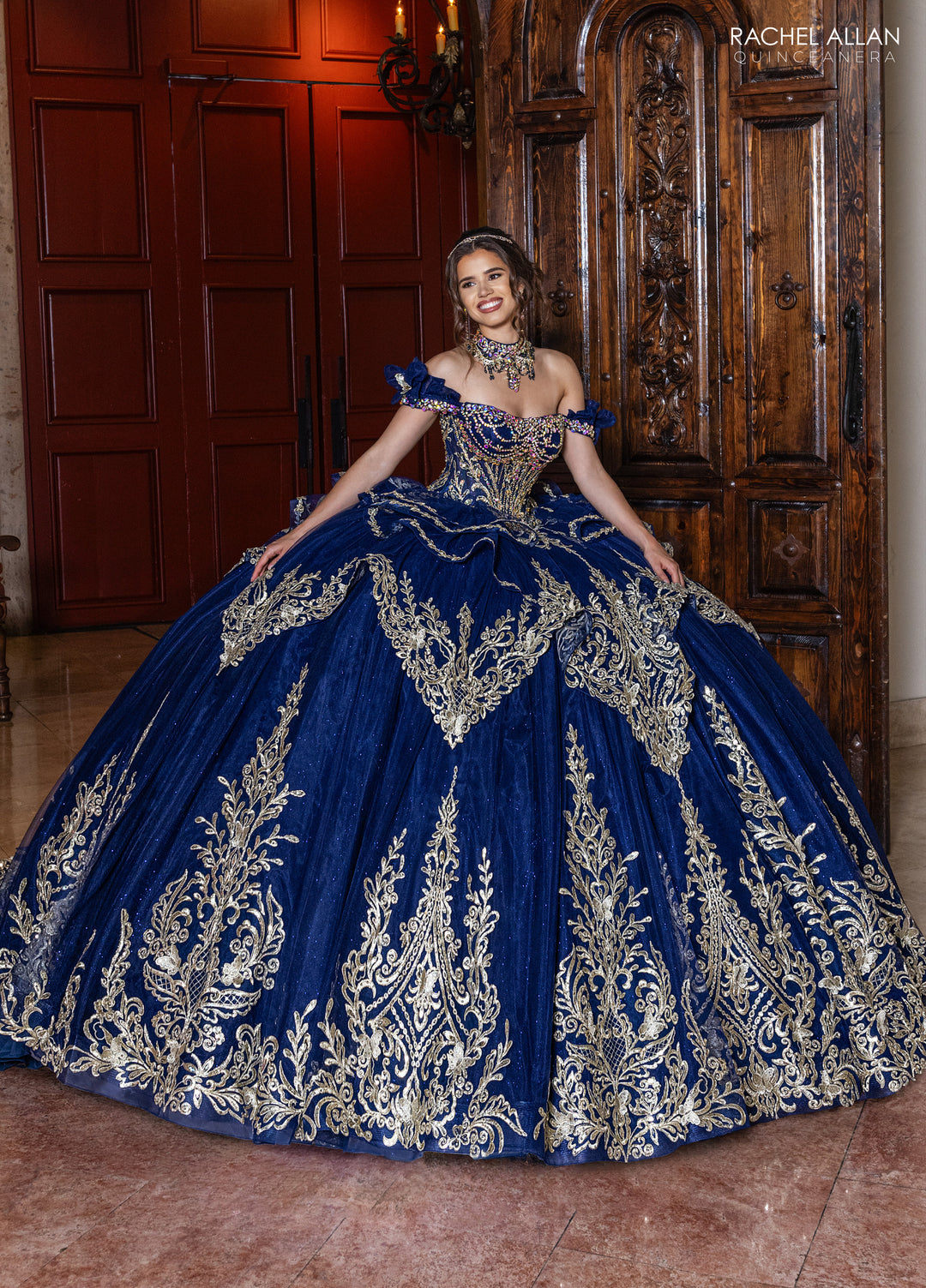 Off Shoulder Quinceanera Dress by Rachel Allan RQ1180