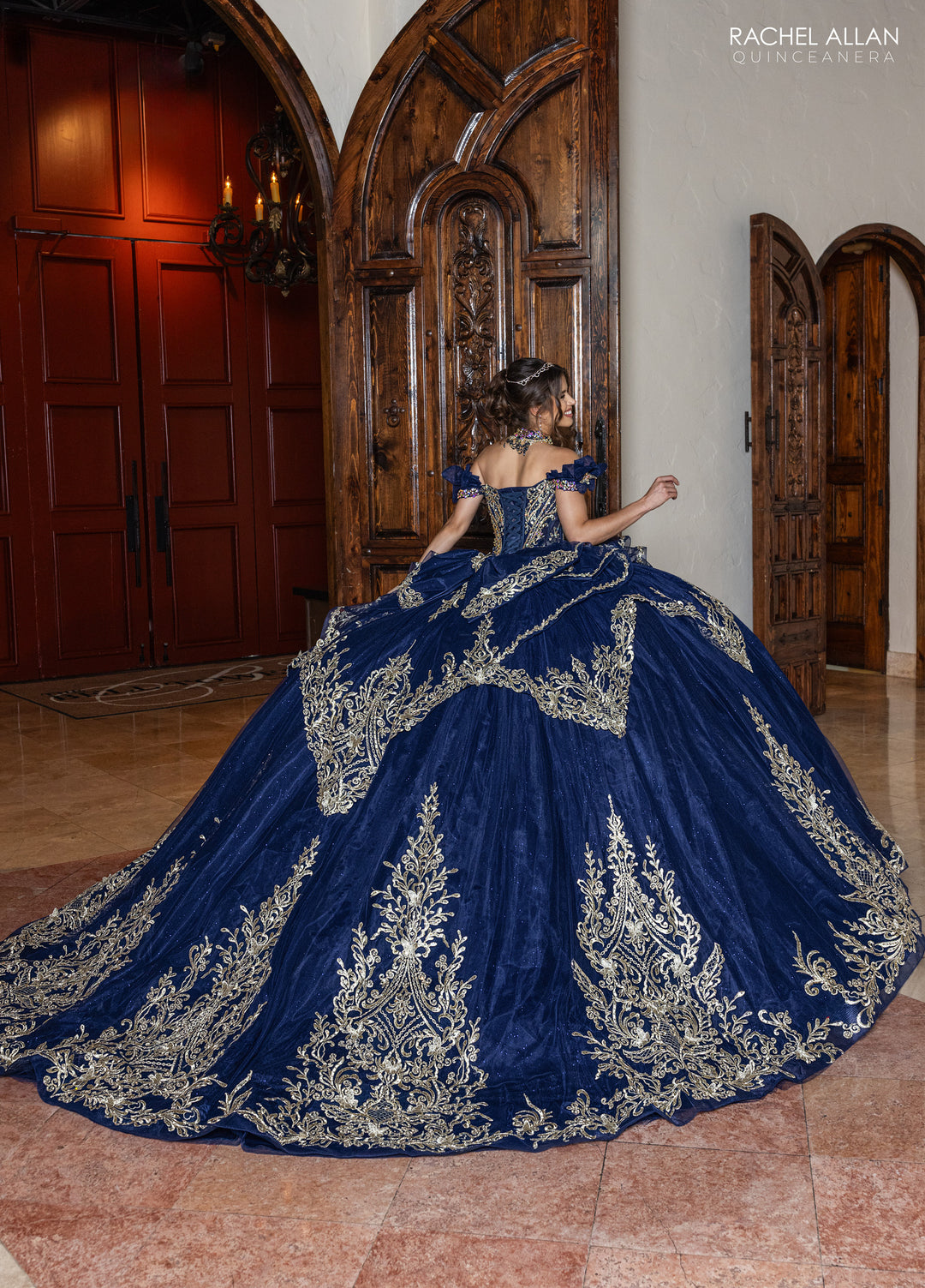 Off Shoulder Quinceanera Dress by Rachel Allan RQ1180