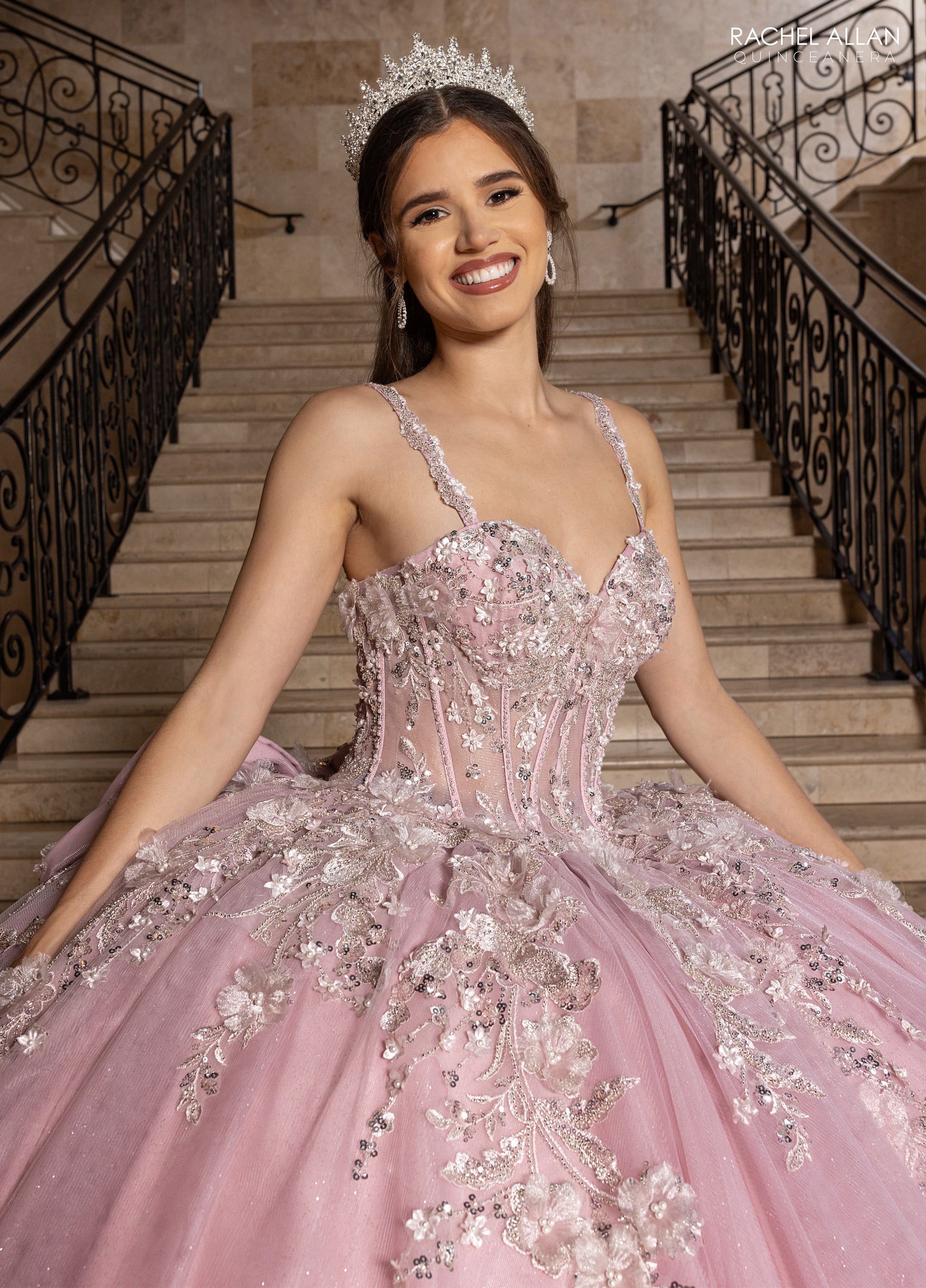 Sleeveless Quinceanera Dress by Rachel Allan RQ1182 – ABC Fashion