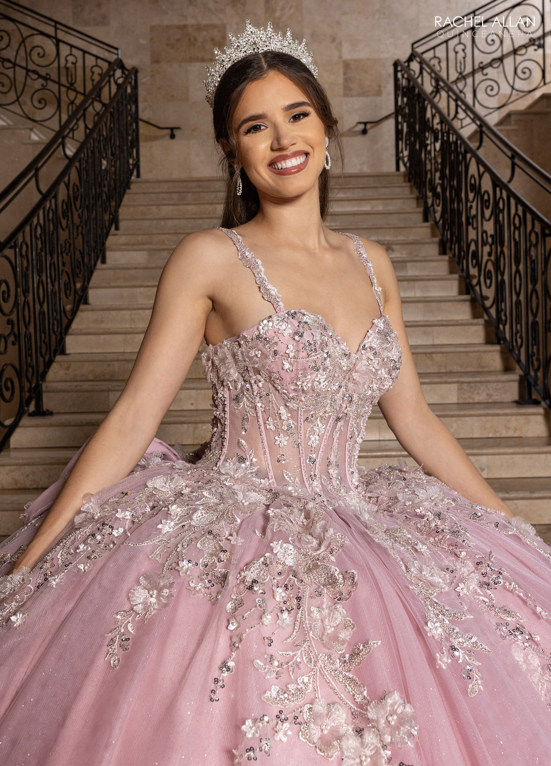 Sleeveless Quinceanera Dress by Rachel Allan RQ1182