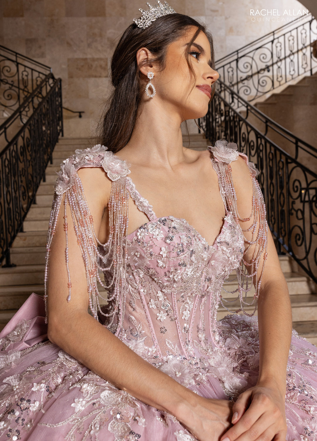 Sleeveless Quinceanera Dress by Rachel Allan RQ1182
