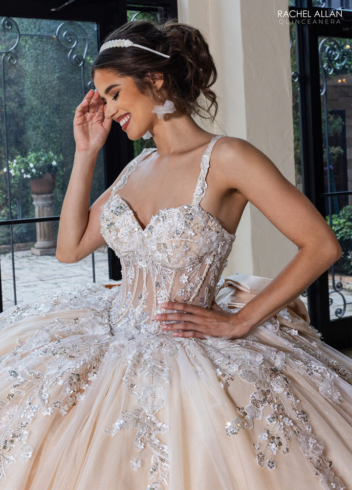 Sleeveless Quinceanera Dress by Rachel Allan RQ1182