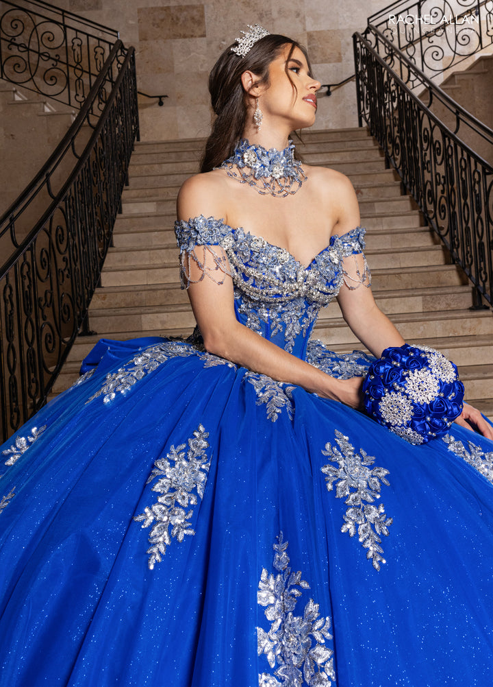 Off Shoulder Quinceanera Dress by Rachel Allan RQ1183