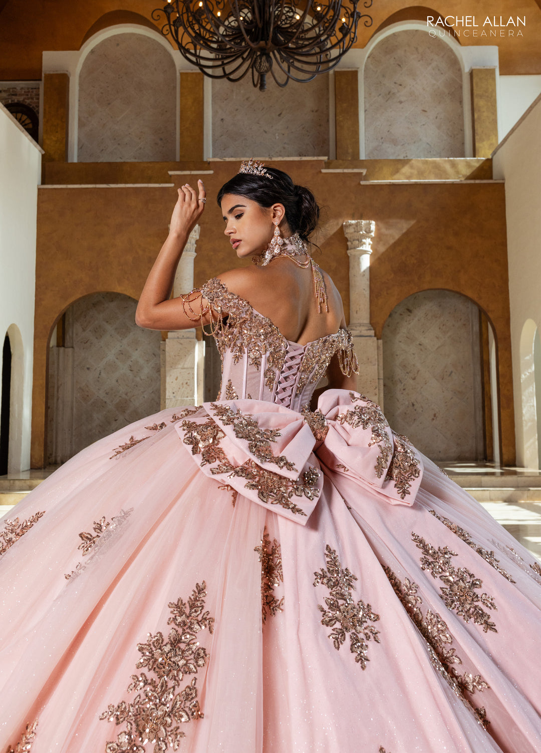 Off Shoulder Quinceanera Dress by Rachel Allan RQ1183