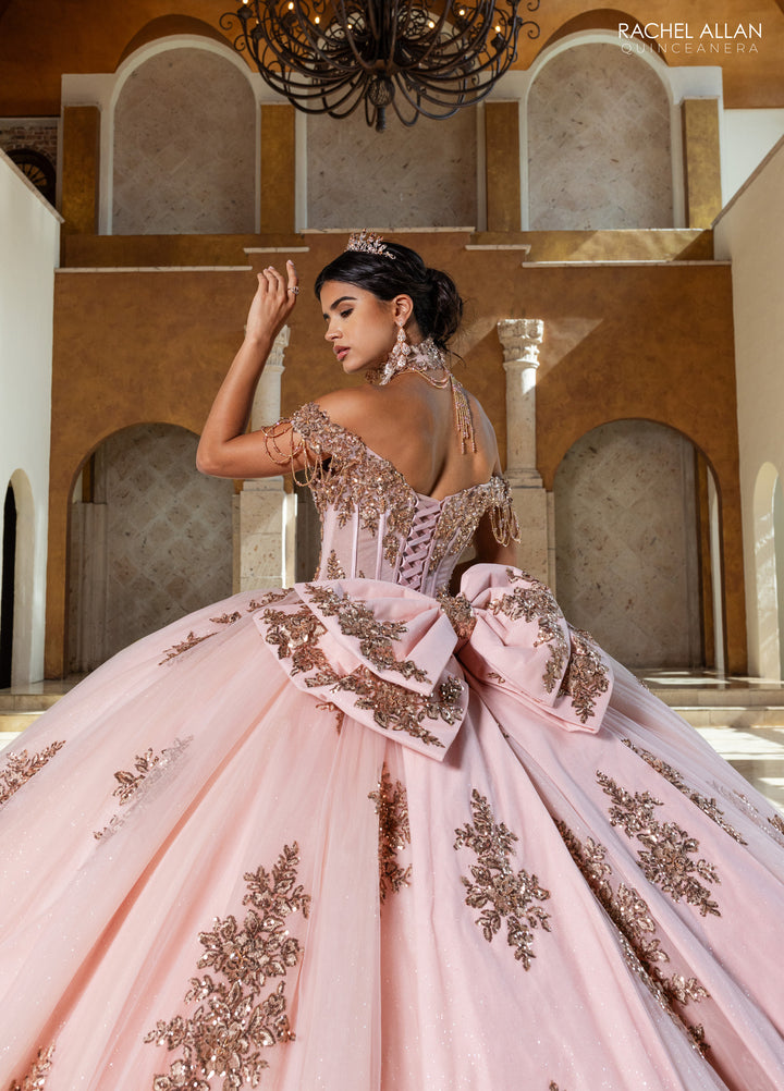 Off Shoulder Quinceanera Dress by Rachel Allan RQ1183