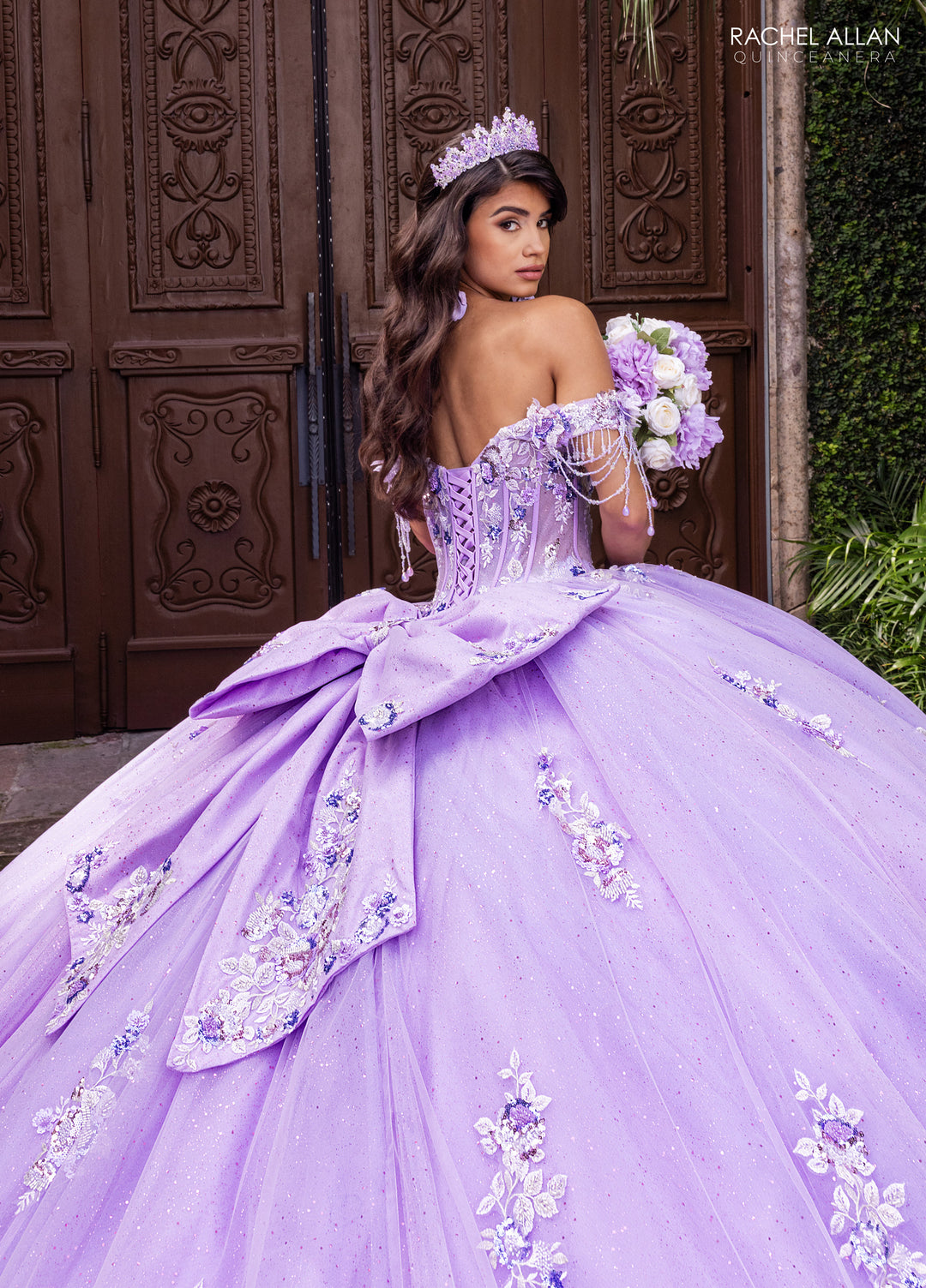 Off Shoulder Quinceanera Dress by Rachel Allan RQ1184