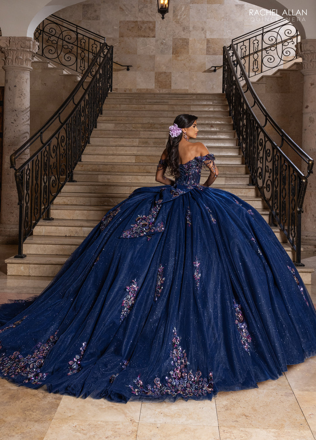 Off Shoulder Quinceanera Dress by Rachel Allan RQ1184