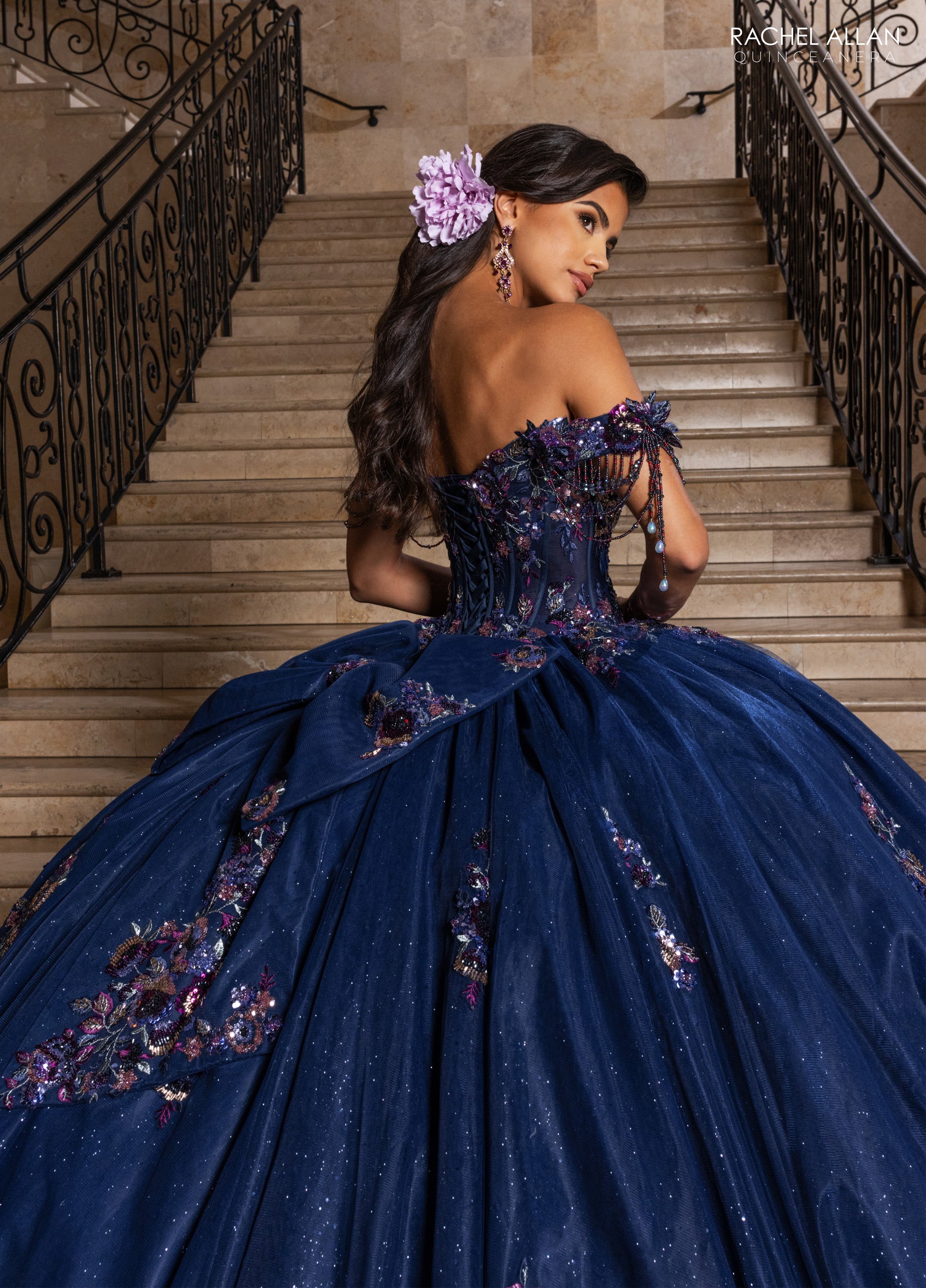 アート・デザイン・音楽 RAFA MACARRON Quince Off Shoulder Quinceanera Dress by Rachel Allan RQ1184 – ABC Fashion