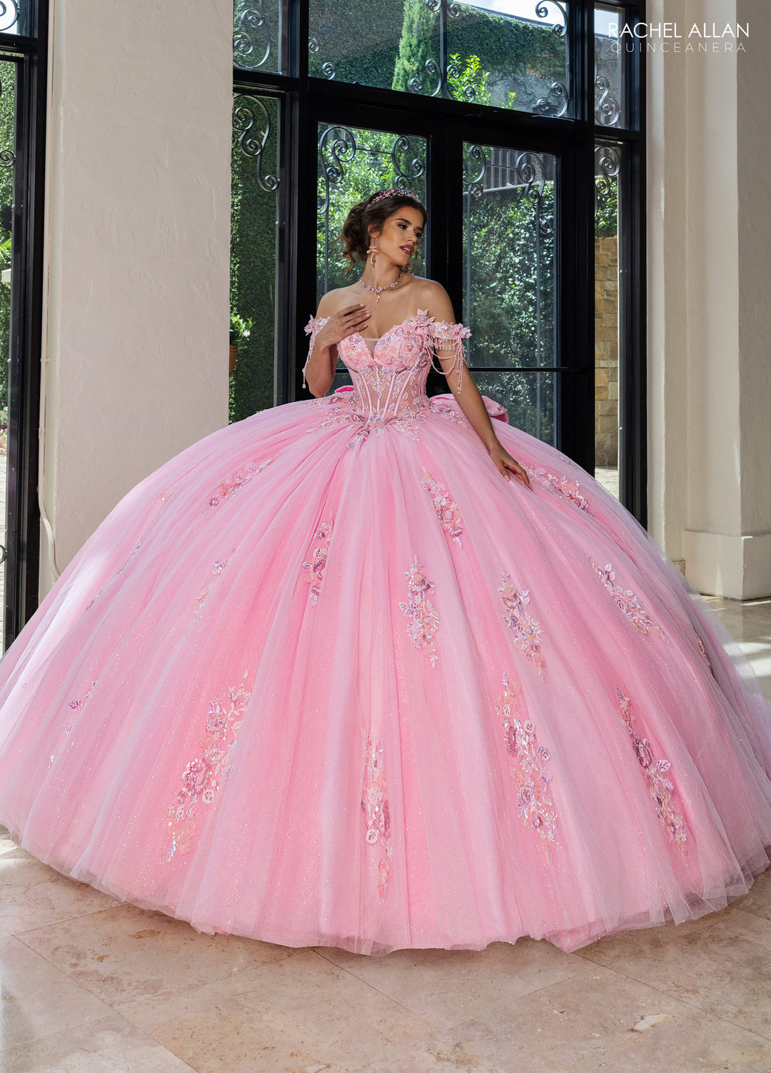 Off Shoulder Quinceanera Dress by Rachel Allan RQ1184