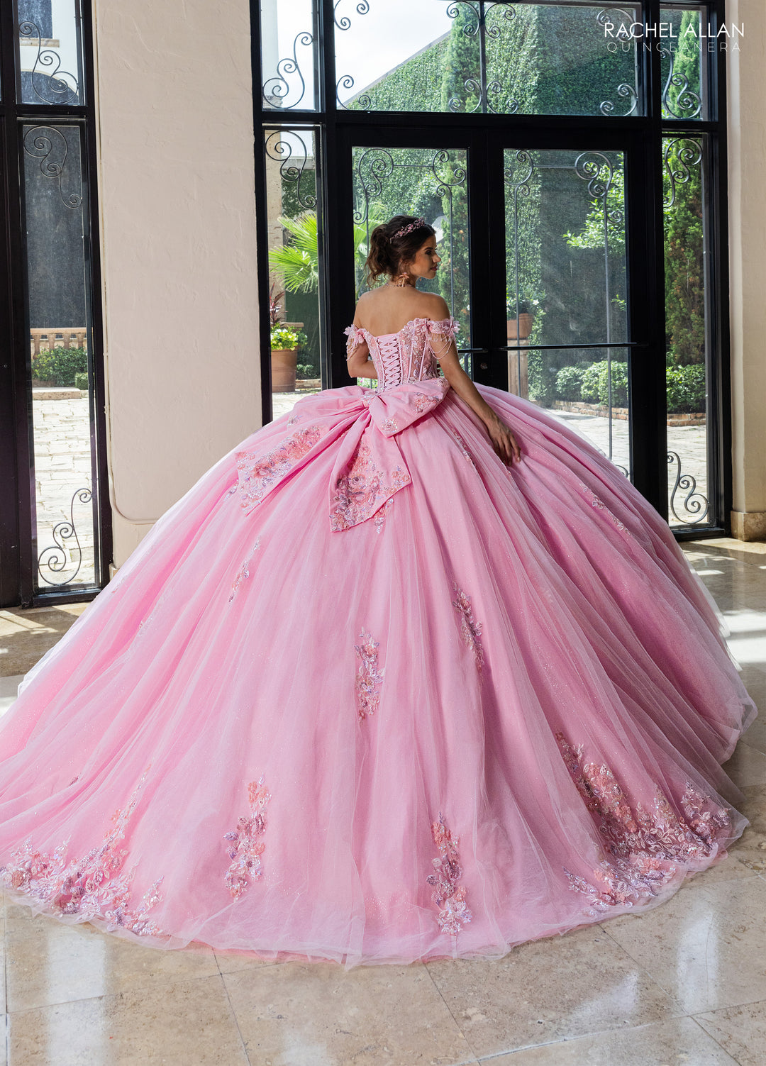 Off Shoulder Quinceanera Dress by Rachel Allan RQ1184