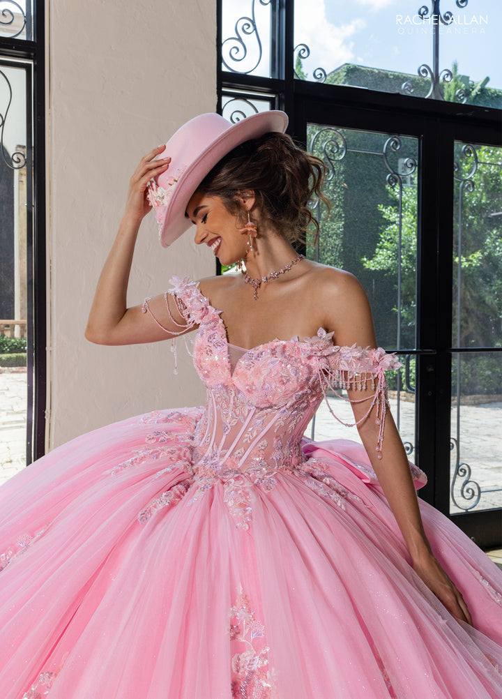 Off Shoulder Quinceanera Dress by Rachel Allan RQ1184