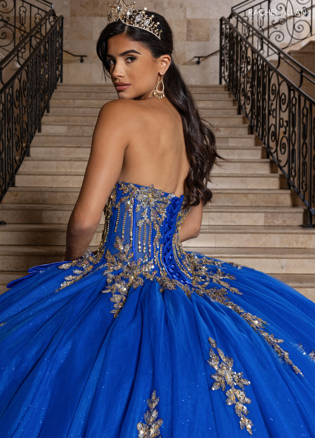 One Shoulder Quinceanera Dress by Rachel Allan RQ1186